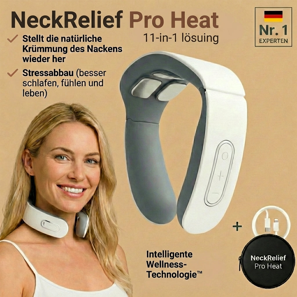 NeckRelief Pro Heat 4in1 Nackenmassagegerät
