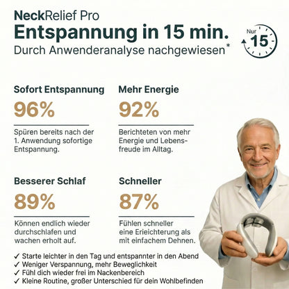 NeckRelief Pro Heat 4in1 Nackenmassagegerät